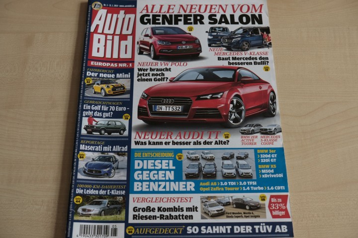 Deckblatt Auto Bild (05/2014)